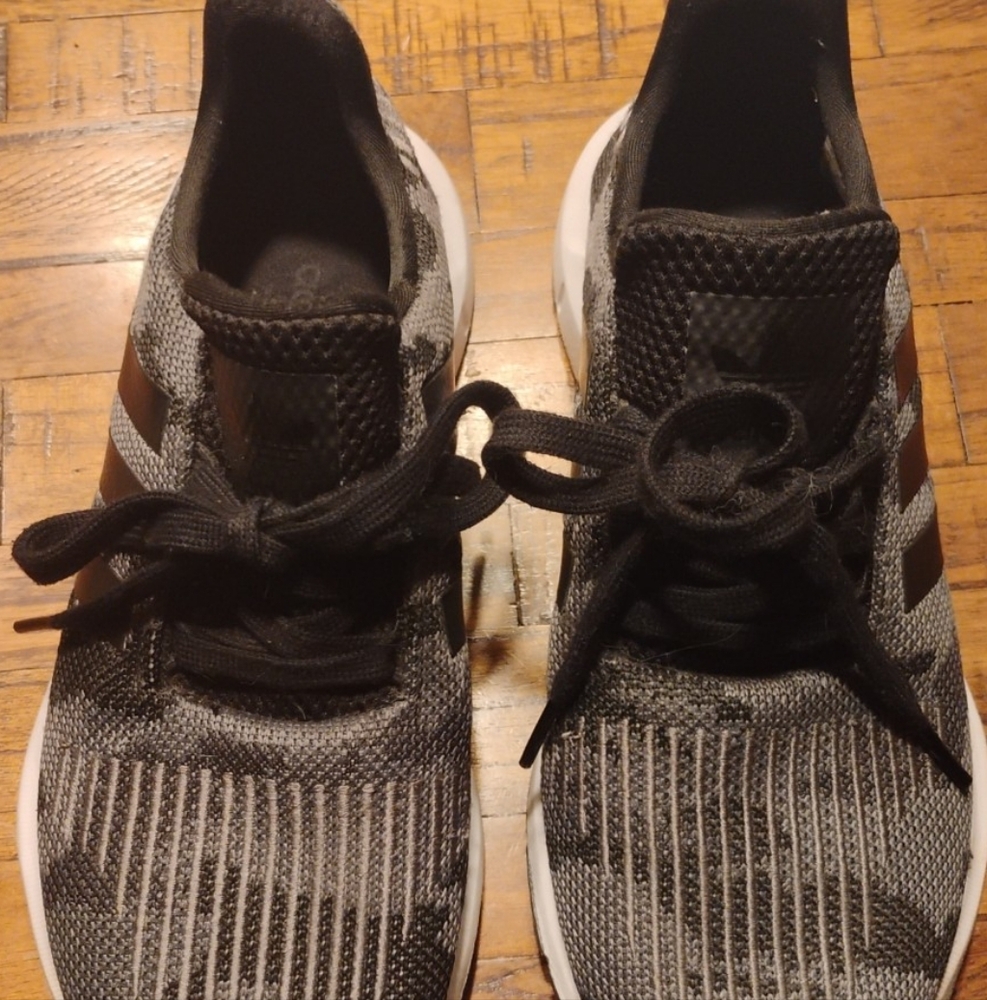 Adidas Black and Gray Sneakers
